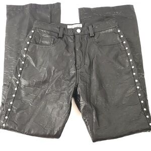 BB Dakota Black Studded Bootcut Pants Kids Size 14